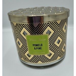 New Bath & Body Works White Barn Pomelo & Pine 3 Wick 14.5 Oz Candle